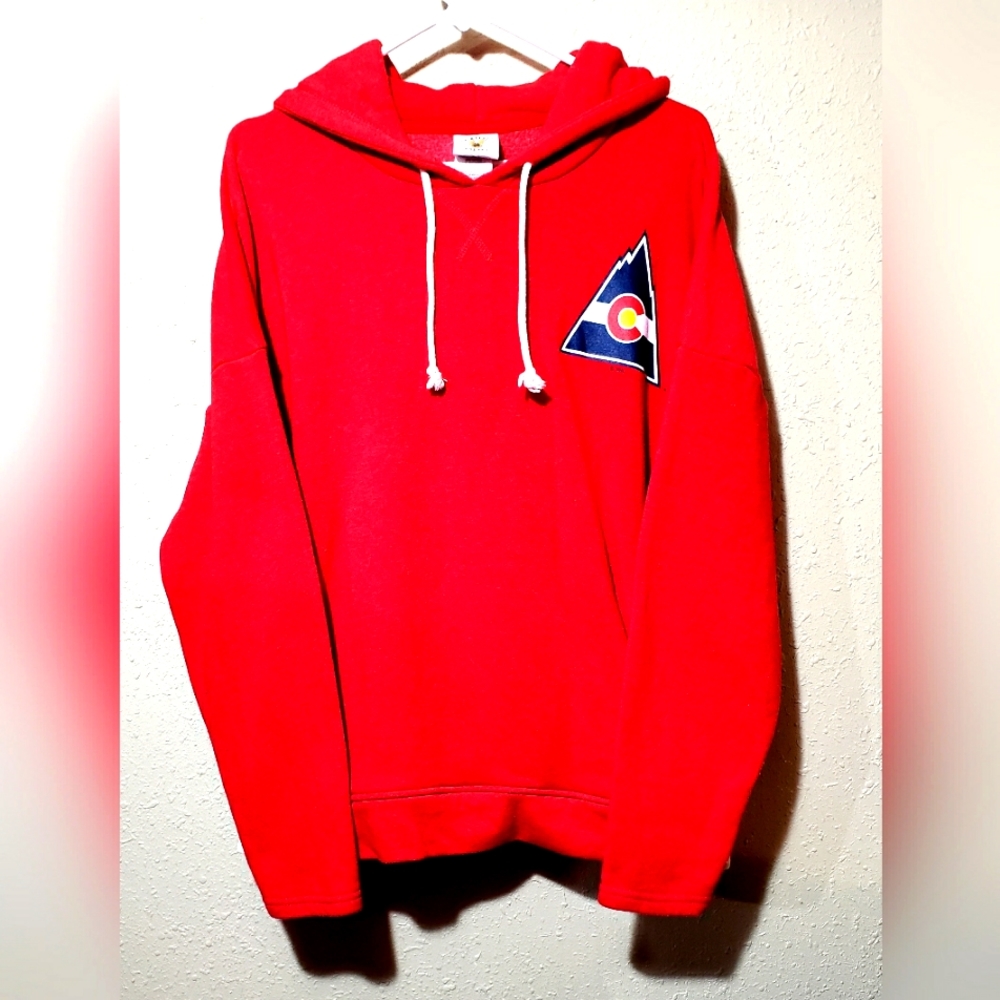 NHL Colorado Avalanche  Vintage Hockey Hoodie Jacket Size Women XL